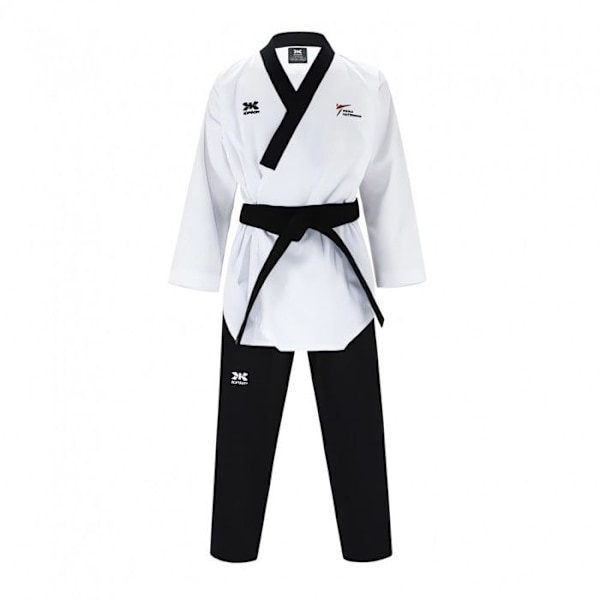 KPNP, Dobok taekwondo poomsae DAN MAN, WT godkänd Vit 160 cm