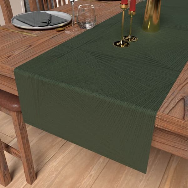 Bordduk 40x180 cm LUXURY grön, av Soleil d'Ocre Grön