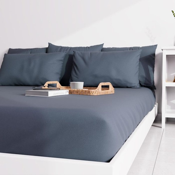 Enkelt påslakan 140x190 cm ZZZ denimblå Blå