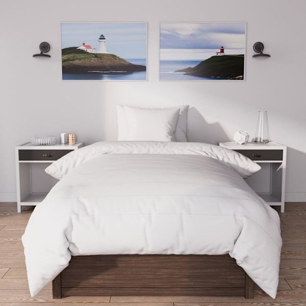 BOHEME svart 5-delat täcke och sängset för 90x200 cm säng, av Soleil d'ocre Svart