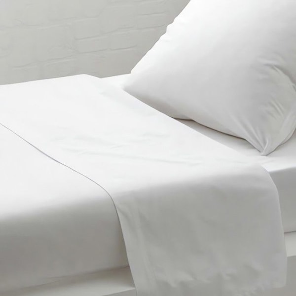 Vanligt platt ark 240x290 cm ZZZ vit Vit