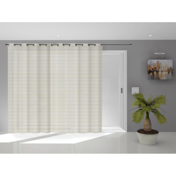 SOLEIL D'OCRE Eyelet-segel - Lina - 280X250 cm Vit