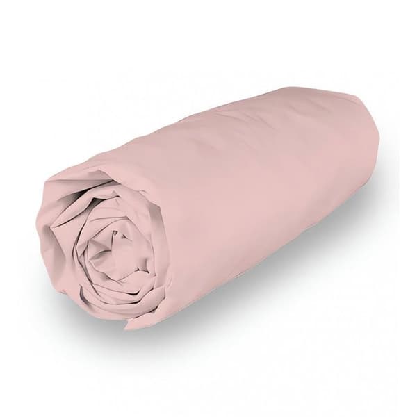 SOLEIL d'OCRE Camille påslakan - Bomullspercale - 200 x 200 cm - Rosa Ros