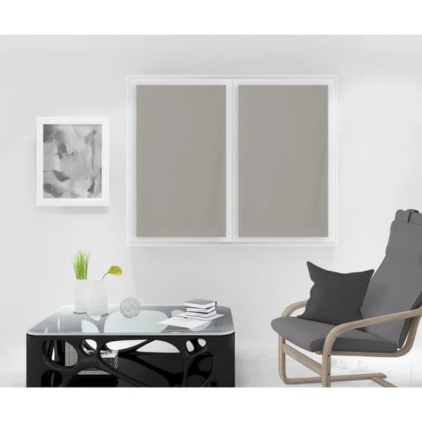 Brise-bise - SOLEIL D OCRE - NOEMIE - 60 x 120 cm - Taupe - 100% polyester Mol