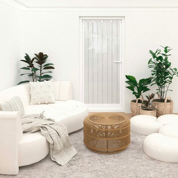 Fransk bris 90x200 cm CHARLOTTE, av Soleil d'Ocre Vit