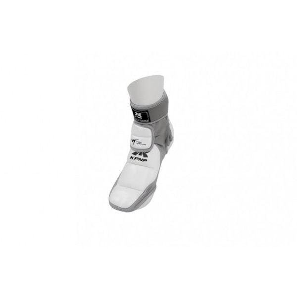 KPNP, Elektroniska skydd för taekwondo E-SOCKS, godkänd av WT Vit Unik storlek
