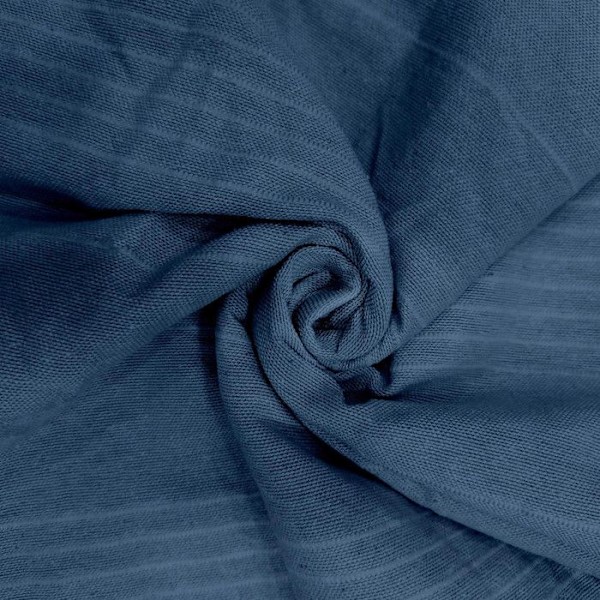Sängöverkast - Adèle - Blå - 180x220 cm - 70% bomull - Maskintvättbar Blå