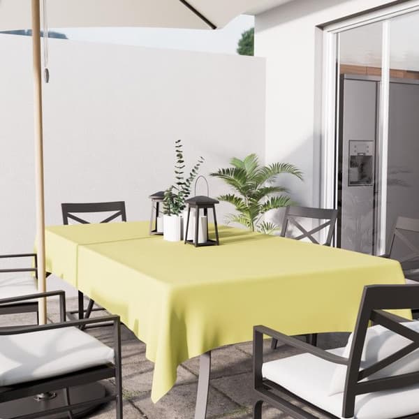 Rektangulär duk mot fläckar 140x240 cm ALIX limegrön, av Soleil d'Ocre Grön