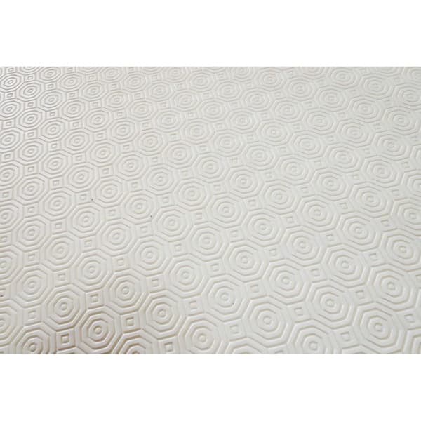 Underlägg i PVC rektangulär 140x240 cm, av Soleil d'ocre Vit