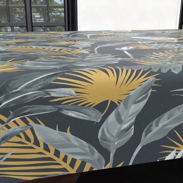 Rektangulär duk mot fläckar 140x240 cm TROPIC, av Soleil d'ocre Flerfärgad
