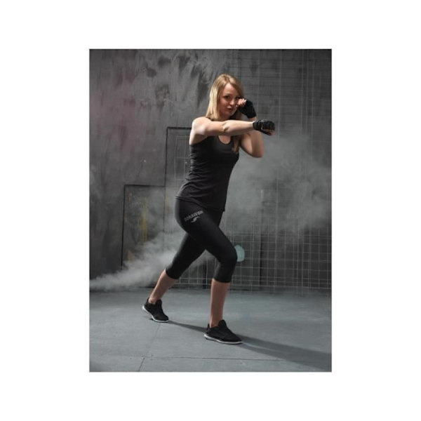 Legging 3/4 sport dam NOIR, av DORAWON Svart S