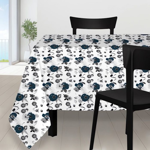 Rektangulär fläckskyddsduk 140X300 AQUARELLE vit Vit