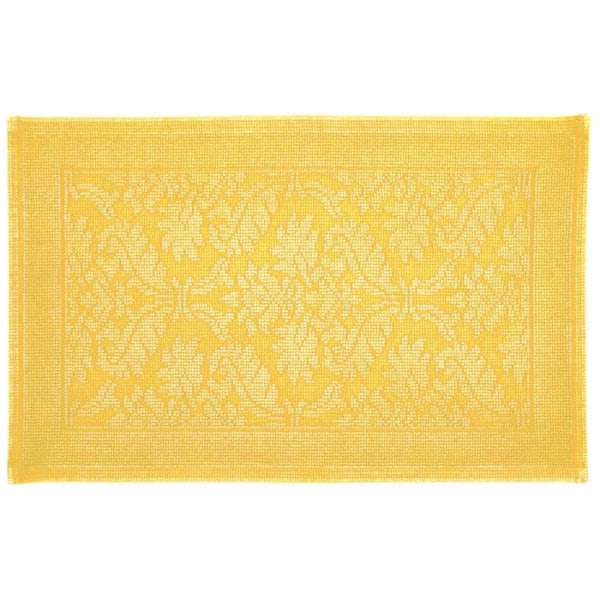 Badmatta i bomull 50x80 cm FIRENZE saffran, av Vent du sud Orange