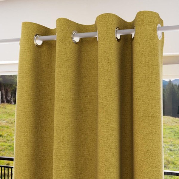 Mörkläggningsgardin - Soleil d'Ocre - Eclipse - Gul - 135x180 cm - 100% polyester Gul