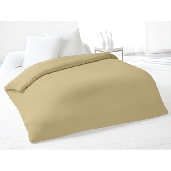 Påslakan 220x240 cm vanlig beige bomull beige