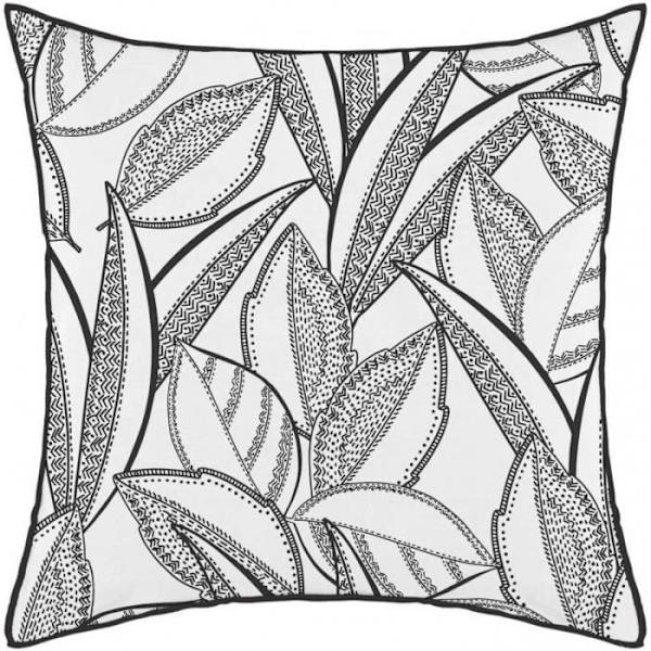 Dekorativ kudde - AC-DÉCO - Togo - Etniskt växtmönster - Bomull - 40 x 40 cm Flerfärgad