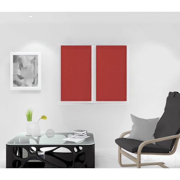 Pär av brise bise 45x90 cm DOLLY röd Röd