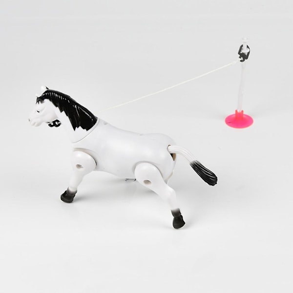 Söt häst leksak springande tecknad leksak elektrisk leksak för barn bebisar