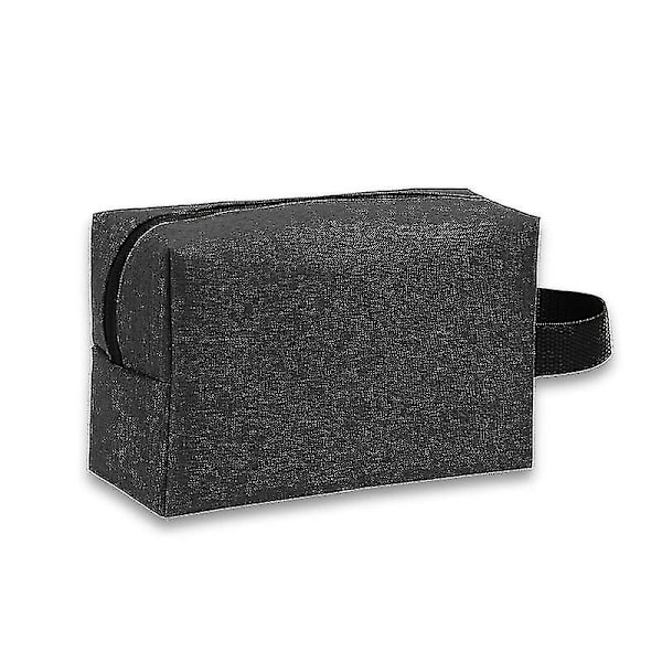 Resor Herr Toalettväska Kvinnor Kosmetisk Necessaire Case Vattentät Dam Sminkväska Beauty Wash Pouch Handväska-e W Style 2-Black