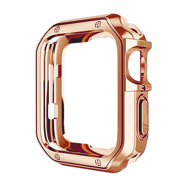 Skärmskydd för Apple-watch7 41/45mm hölje Full Bumper Iw Rose gold