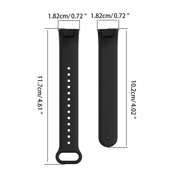 Handledsskydd i kiselgel, svettsäkert armband för Redmi för smartband Orange