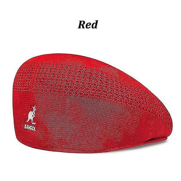 2023 Ny Kangol Beret Mesh Topphatt Brittisk Retrohatt (FMY) Red