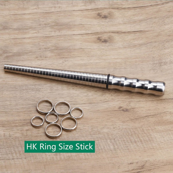 Professionella smyckesverktyg Ring Mandrel Stick Ring Sizer för Hk
