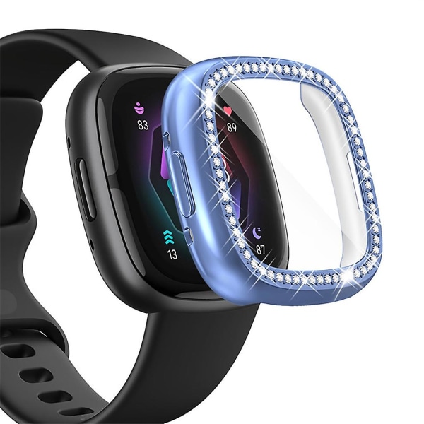 Stötsäker mjukt fodral för Fitbit Versa 4 Tpu skärmskydd Black