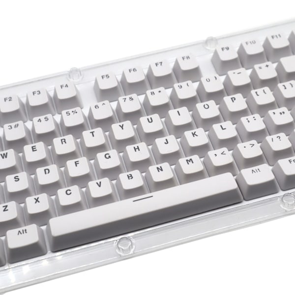 104st/ set Universal Mekaniskt Tangentbord Keyboard Ergonomisk bakgrundsbelyst för Key Cap Keycaps för Cherry MX Mechanical Keyboard Yellow 0.21