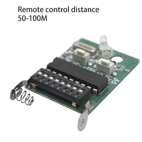 330mhz eller 433mhz fjärrkontroll för garageportöppnare