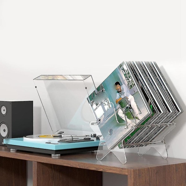 Clear Vinyl Record Holder- Record Display Stand For Albums12inch Acrylic Desktop Vinyl Hylla Hol