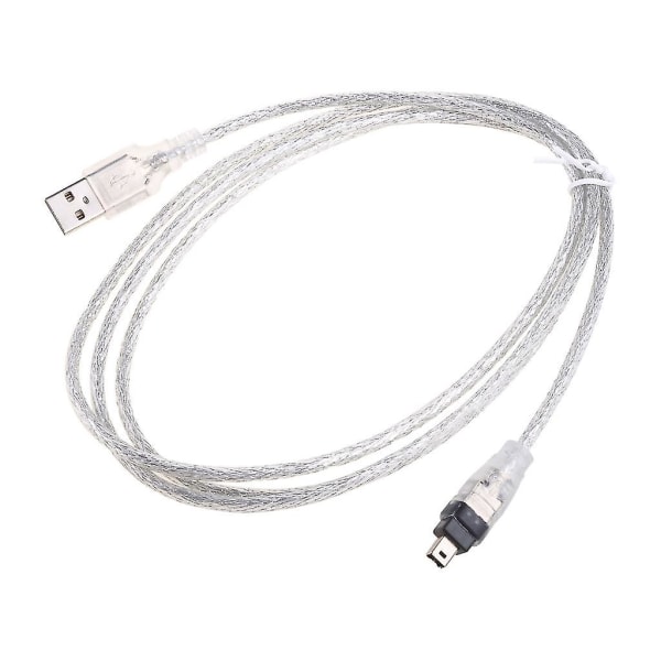 1 st USB till Firewire Ieee 1394 4p 4-stifts Ilink-adapterkabel