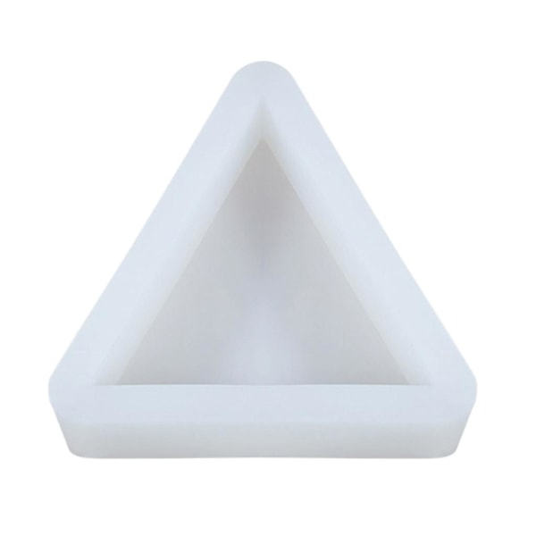 Platt botten geometriska ljus silikonform aromaterapi ljus 6