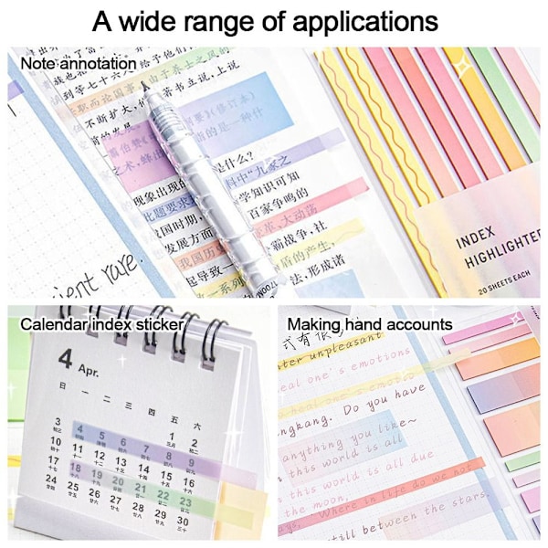 Sticky Notes Memo Pad Tabs D D D