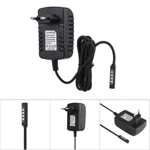 12V 2A Strømadapter Tablet Oplader til Microsoft Surface RT/ RT2 med EU Stik 100-240V