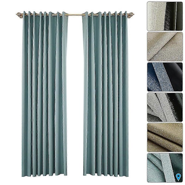 Mörkläggningsgardiner för sovrum med öljetter, isolerade rumsgardiner för vardagsrum, set med 2 paneler (39*51in) Kaffe 39w X 51l tum