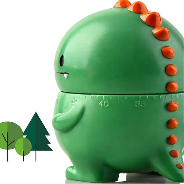 Søt Dinosaur Mekanisk Kjøkkentimer for Matlaging og Baking
