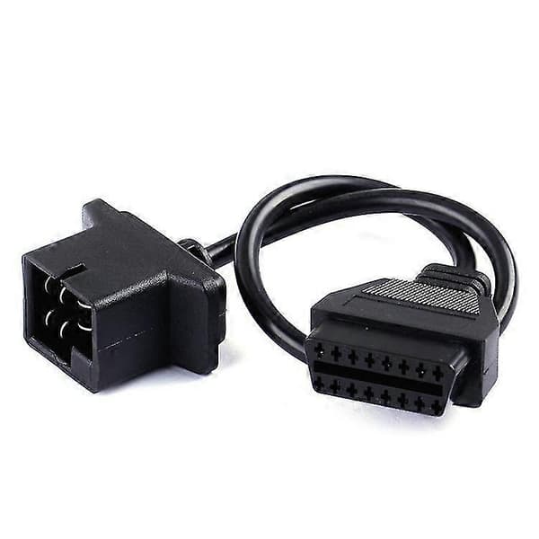 6-pins OBD til OBD2 Adapterkabel for Feilkodeleser for Chrysler Jeep Dodge