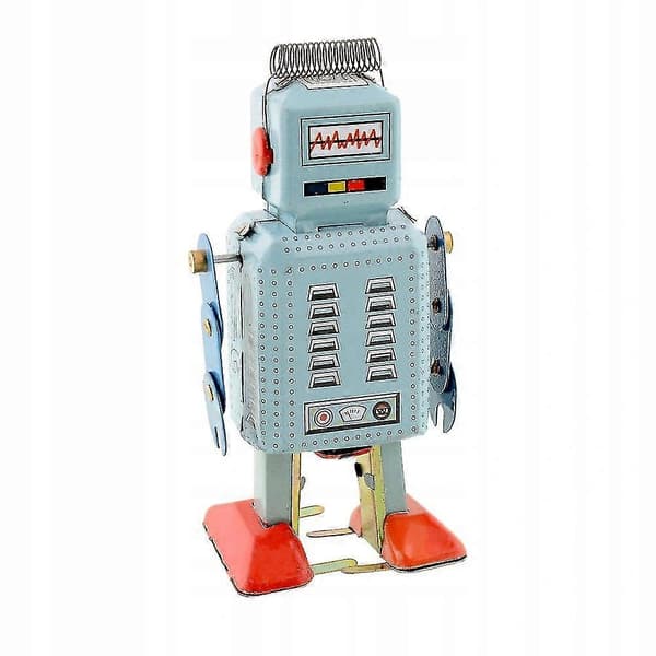 Mekanisk Skrue-Opp Robot Retro Leke