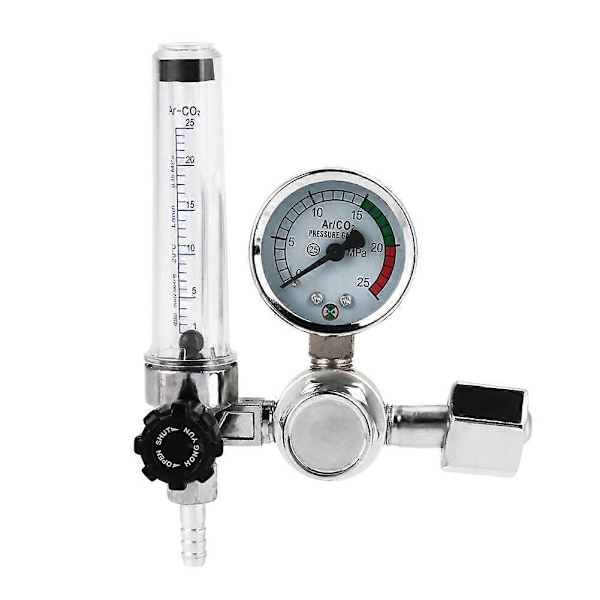 0-25MPa Argon Flödesmätare Tryckregulator Mätare För Svets Mig Tig Svetsning G5/8