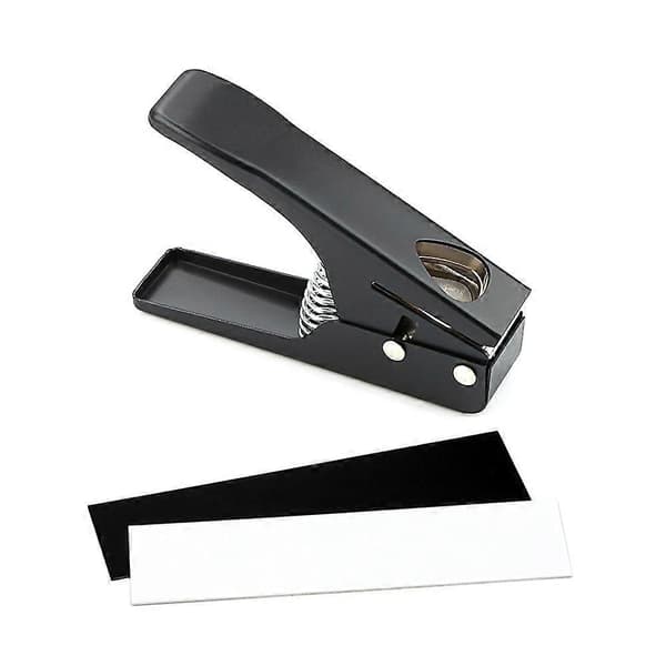 Guitar Pick Punch Pick Maker Guitar Pick Cutter med 2 Pick Strips Ark til Guitar Pick Making Tool