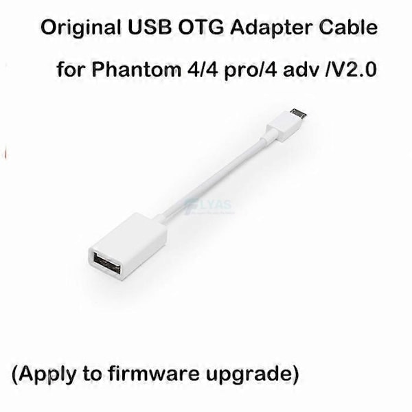 USB OTG-adapterkabel för firmwareuppgradering av DJI Phantom 4 Pro/Adv/V20 drönare (FMY)