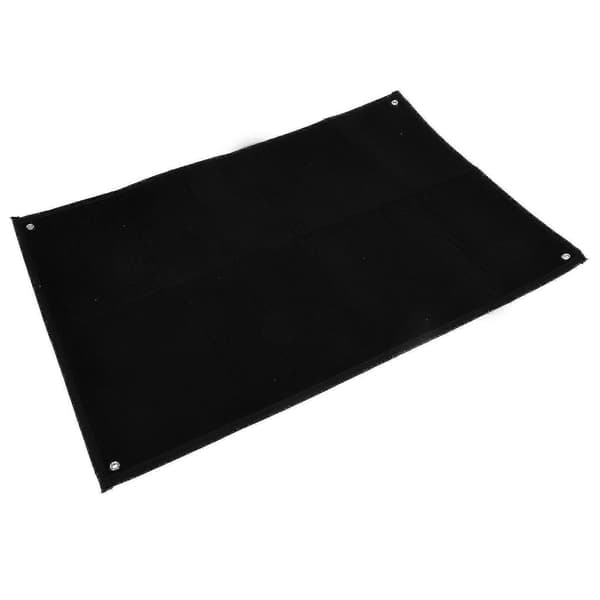 Militær Patch Samling Display Panel Vægophæng Holder Til Morale Hook And Loop Emblemer Sort
