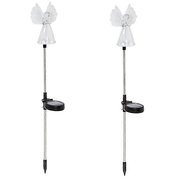 Solcellelampe Engelform 2-pakning