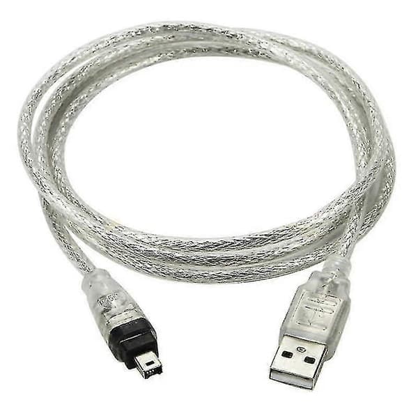 USB Hann til Firewire IEEE 1394 4-Pin Ilink Adapterkabel 1394 Kabel For Sony