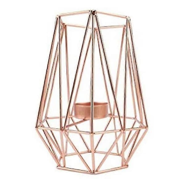 Metall Lysestaker Geometriske Lysestaker Lyslykt Borddekning