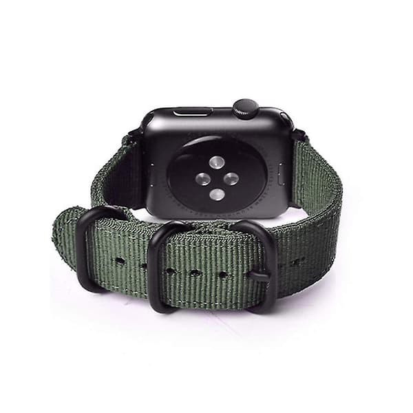 24 mm universellt ballistiskt klockarmband, utbytesarmband i vävd nyloncanvas, spänne