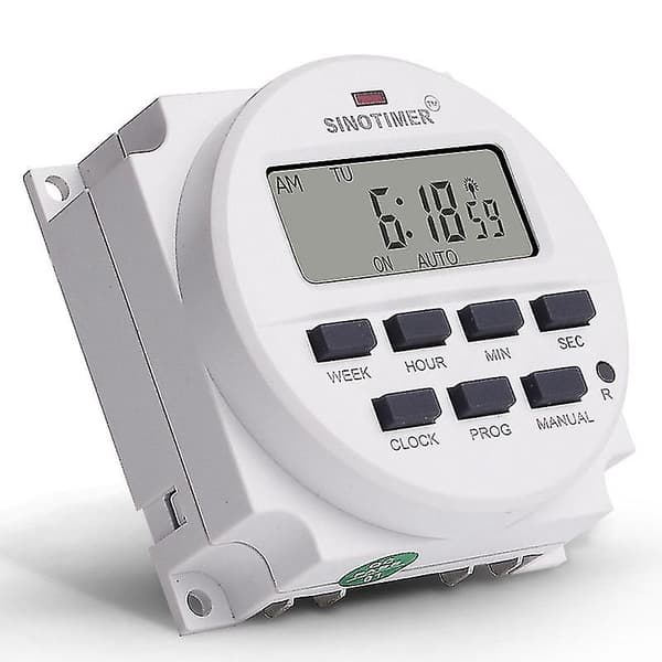 Sinotimer Tm618sh-1 1 Sekund Ugentlig Programmerbar Digital Timer Automatisk Tænd Sluk Mikrocompu