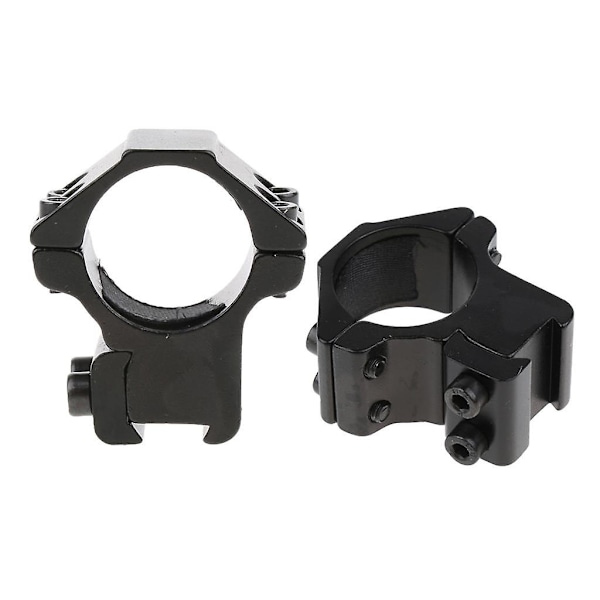 25,4 mm 1\" Kikarsiktesringar Passar 11 mm Dovetail Rail Ficklampa Låg Profil
