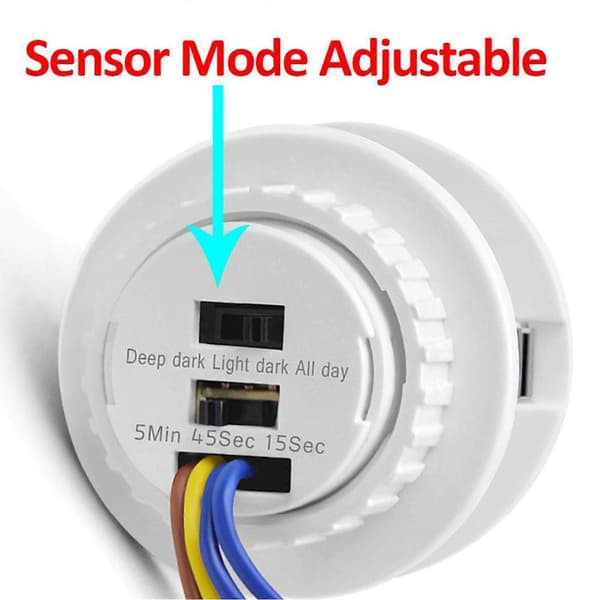 Mini PIR Sensor Detektor Smart 220V LED PIR Infraröd Rörelsedetektor